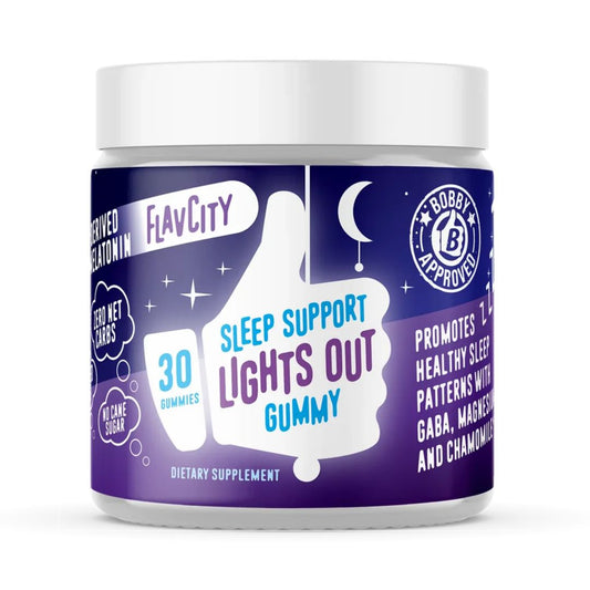 FLAVCITY Lights Out Sleep Support Gummy - Natural Flavor - 30 Gummies