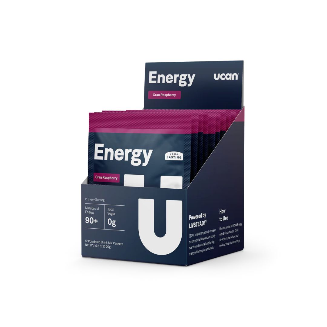 UCAN Energy Drink Mix - Cran Raz - Pack of 12