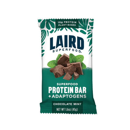 LAIRD SUPERFOOD Protein Bar - Mint Chocolate - Pack of 10