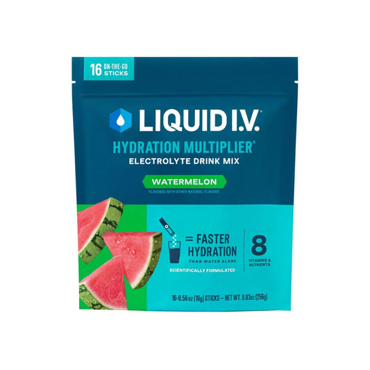 LIQUID I.V. Hydration Multiplier Drink Mix - Watermelon - Pack of 16