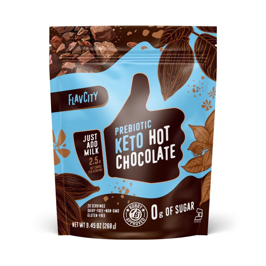 FLAVCITY Prebiotic Keto - Hot Chocolate - 20 Servings