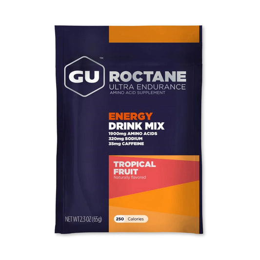 GU ROCTANE Energy Drink Mix - Tropical Fruit - Pack of 10