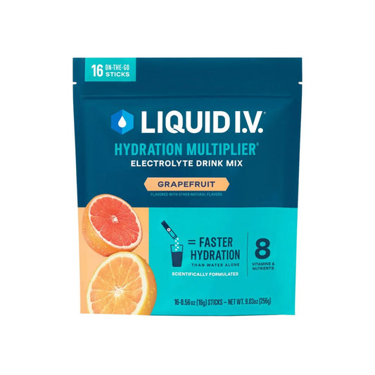 LIQUID I.V. Hydration Multiplier Drink Mix - Grapefruit - Pack of 16