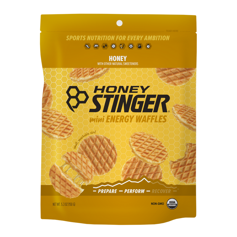 HONEY STINGER Mini Energy Waffle, Honey, 5.3 oz