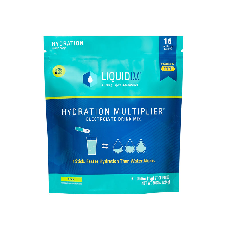 LIQUID I.V. Hydration Multiplier Electrolyte Drink Mix, Pear, 16 Count