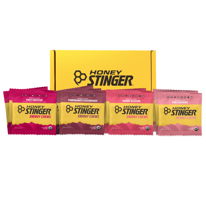 HONEY STINGER Energy Chews, Variety Pack, 12 Count