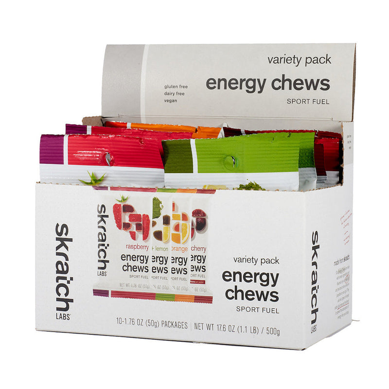 SKRATCH LABS Energy Chews Sport Fuel, Variety Pack, 10 Count