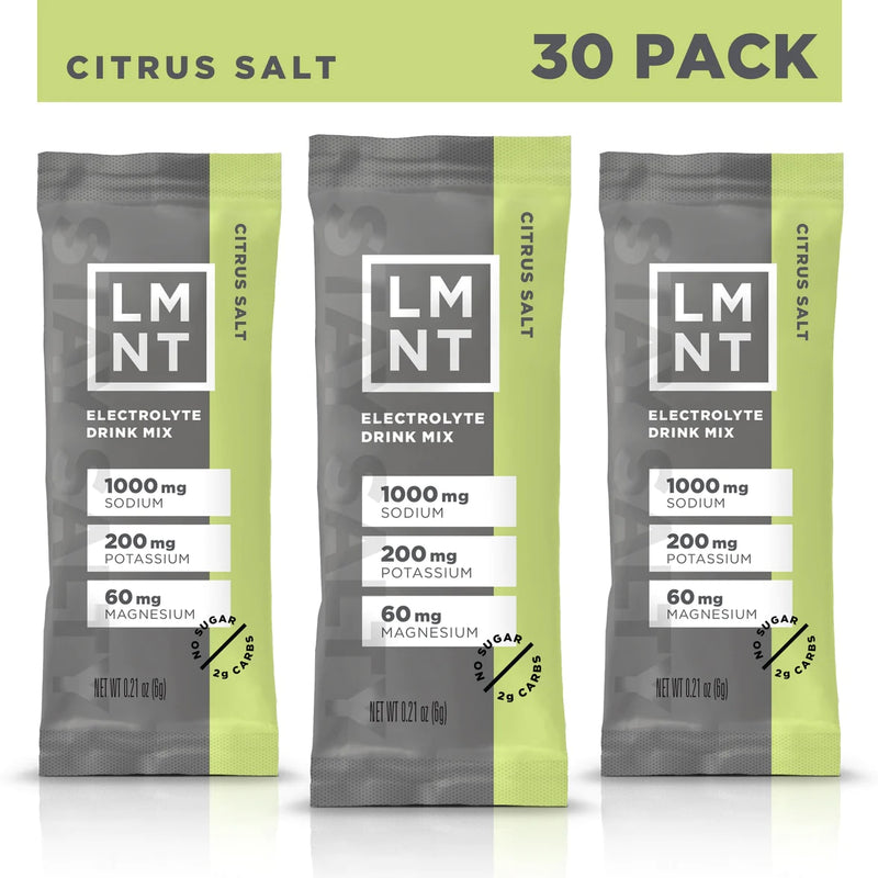 LMNT Electrolyte Drink Mix, Citrus Salt, 30 Count