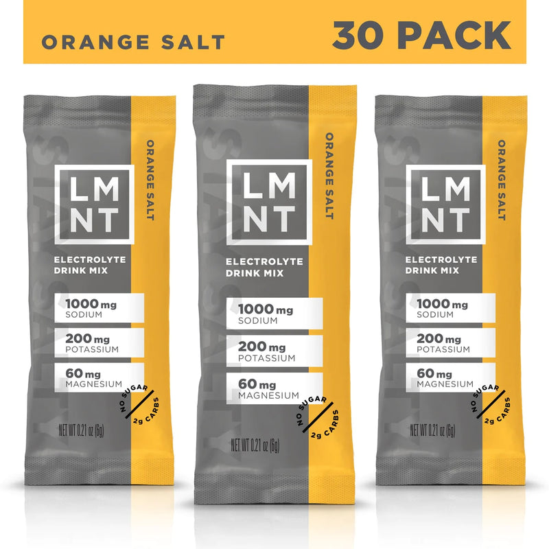 LMNT Electrolyte Drink Mix, Orange Salt, 30 Count
